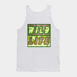 wildlife - Leaves & Bark. Tank Top